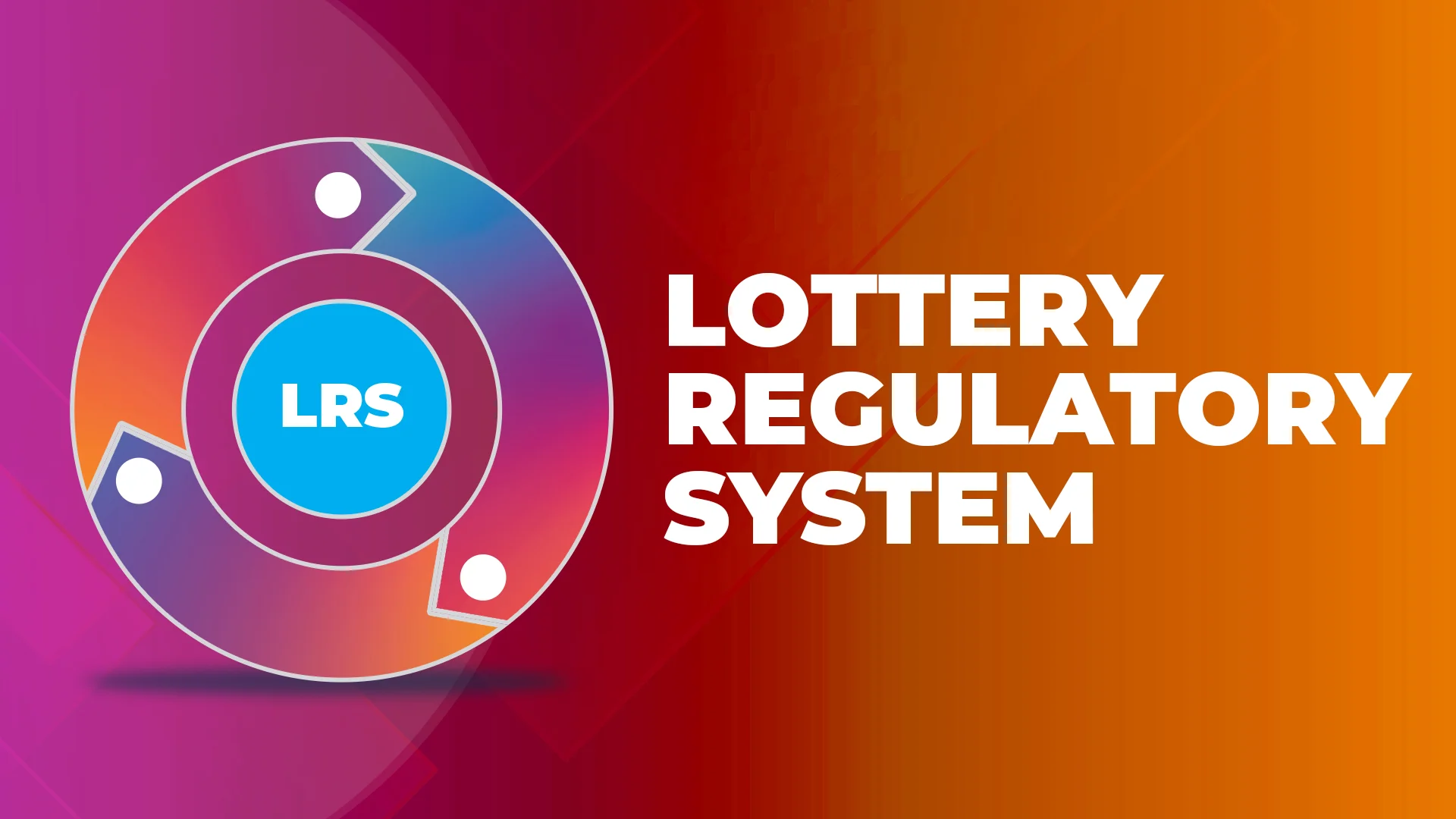 banner for turnkey Lottery Regulatory System by skilrock with the word 'Lottery Regulatory System' written next to them